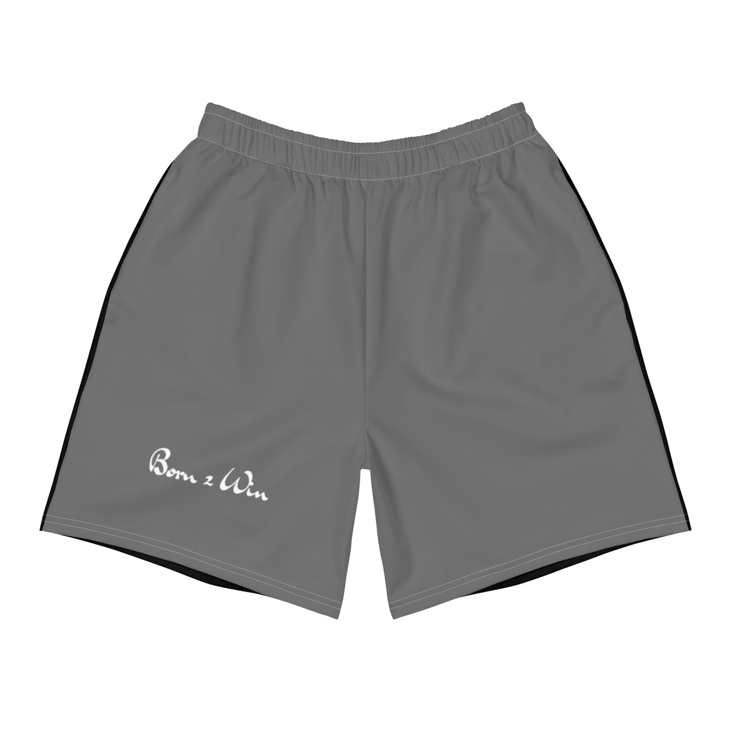 Born 2 Win Split Color Athletic Shorts