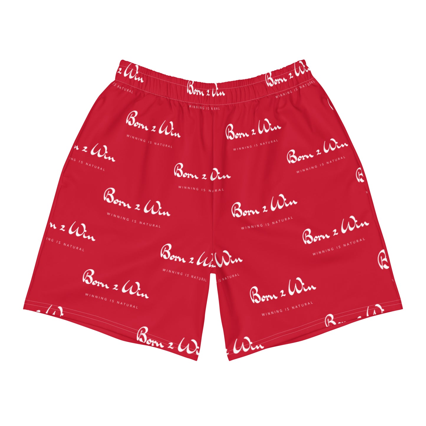 Born 2 Win All Over Print Athletic Shorts