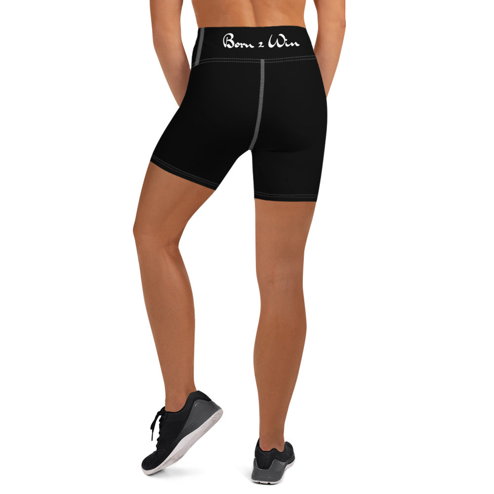 Born 2 Win Yoga Shorts