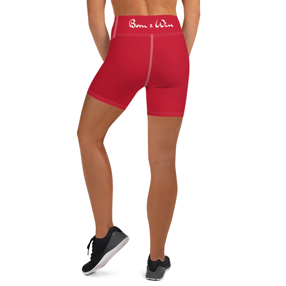 Born 2 Win Yoga Shorts