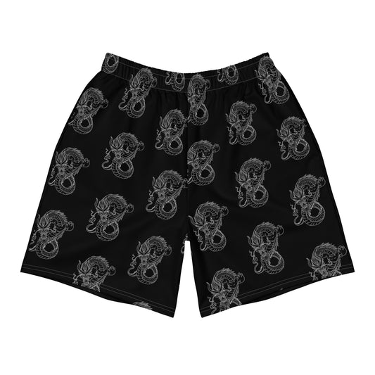 Dragon Athletic Shorts - Black/White