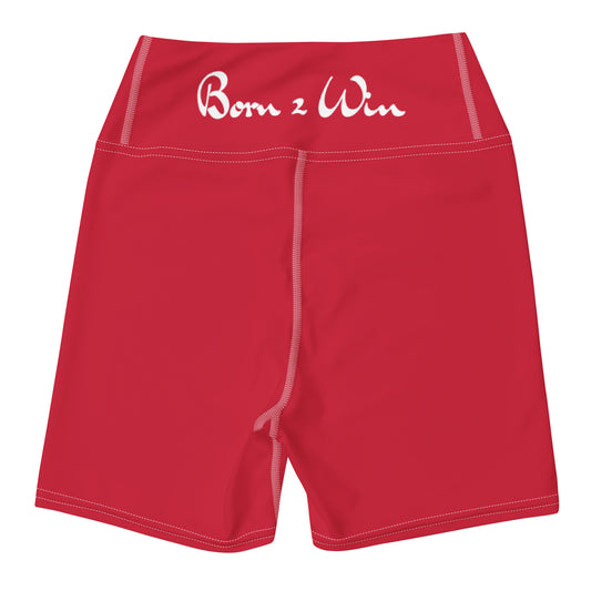 Born 2 Win Yoga Shorts